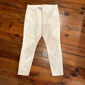 LOFT High Waist Skinny Ankle Jeans